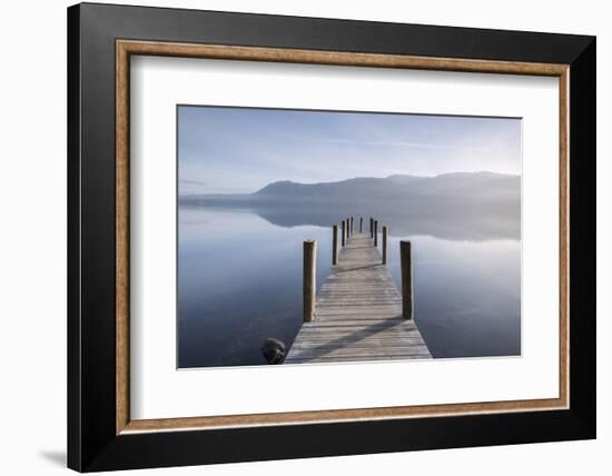 Brandlehow Jetty, Derwentwater,The Lake District, Cumbria, UK-Ross Hoddinott-Framed Photographic Print