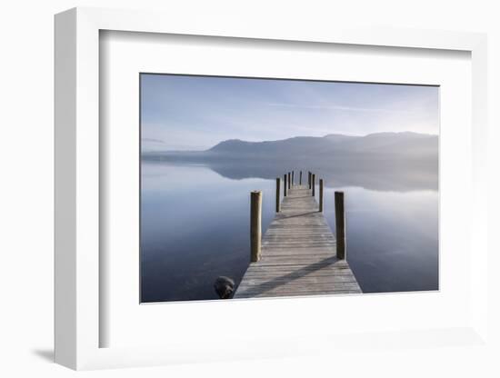 Brandlehow Jetty, Derwentwater,The Lake District, Cumbria, UK-Ross Hoddinott-Framed Photographic Print