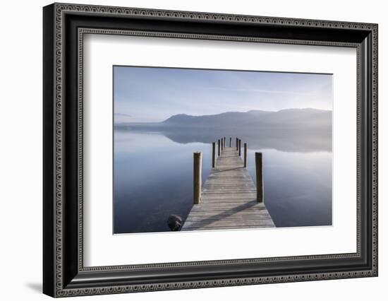 Brandlehow Jetty, Derwentwater,The Lake District, Cumbria, UK-Ross Hoddinott-Framed Photographic Print