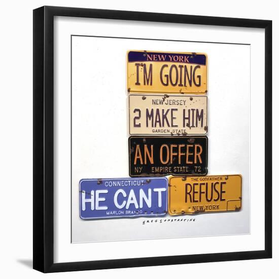 Brando Offer Can't Refuse-Gregory Constantine-Framed Giclee Print