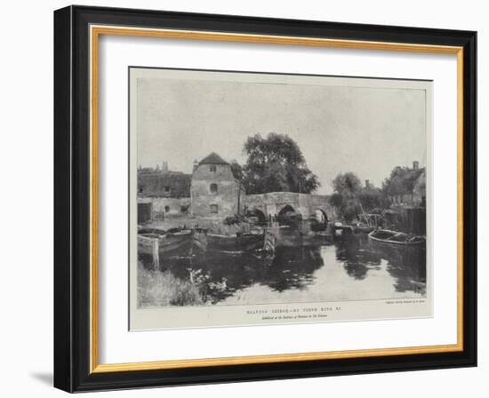 Brandon Bridge-Henry John Yeend King-Framed Giclee Print