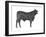 Brangus Bull, Beef Cattle, Mammals-Encyclopaedia Britannica-Framed Art Print