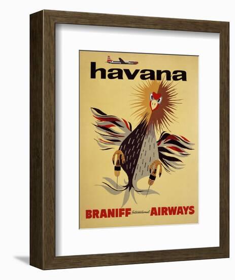 Braniff International Airways, Havana-null-Framed Art Print