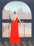The Woman in Red-Branko Bahunek-Collectable Print