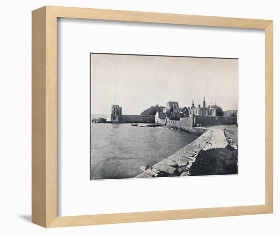 'Branksea Island - General View of the Castle', 1895-Unknown-Framed Photographic Print