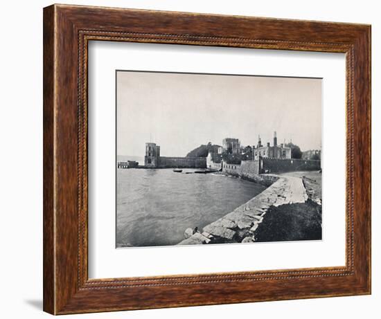 'Branksea Island - General View of the Castle', 1895-Unknown-Framed Photographic Print