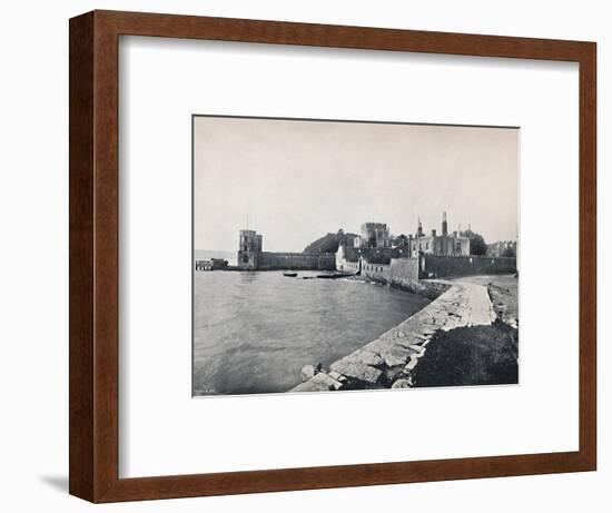 'Branksea Island - General View of the Castle', 1895-Unknown-Framed Photographic Print