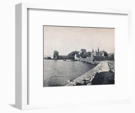 'Branksea Island - General View of the Castle', 1895-Unknown-Framed Photographic Print