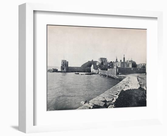 'Branksea Island - General View of the Castle', 1895-Unknown-Framed Photographic Print