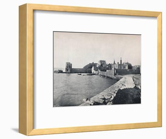 'Branksea Island - General View of the Castle', 1895-Unknown-Framed Photographic Print