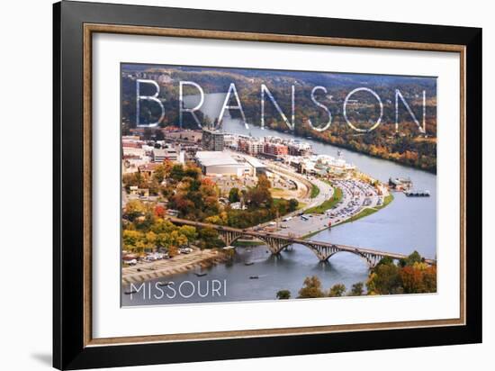 Branson, Missouri - Ozarks-Lantern Press-Framed Art Print