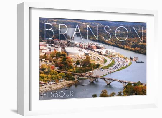 Branson, Missouri - Ozarks-Lantern Press-Framed Art Print