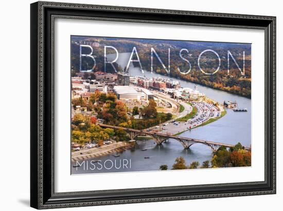Branson, Missouri - Ozarks-Lantern Press-Framed Art Print