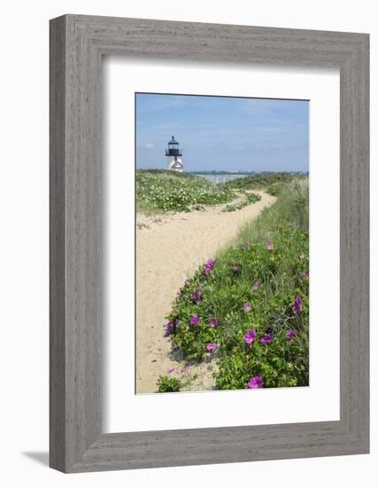 Brant Lighthouse, Nantucket Harbor, Nantucket, Massachusetts, USA-Lisa S^ Engelbrecht-Framed Photographic Print