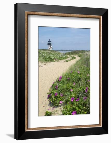 Brant Lighthouse, Nantucket Harbor, Nantucket, Massachusetts, USA-Lisa S^ Engelbrecht-Framed Photographic Print