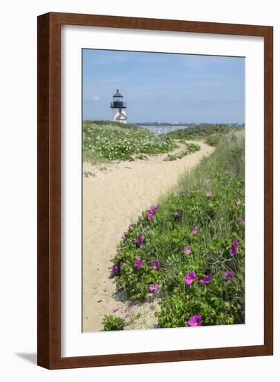 Brant Lighthouse, Nantucket Harbor, Nantucket, Massachusetts, USA-Lisa S^ Engelbrecht-Framed Photographic Print