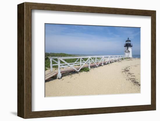 Brant Lighthouse, Nantucket Harbor, Nantucket, Massachusetts, USA-Lisa S^ Engelbrecht-Framed Photographic Print