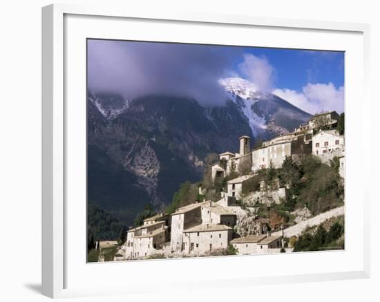 Brantes and Mont Ventoux, Vaucluse, Provence, France-John Miller-Framed Photographic Print