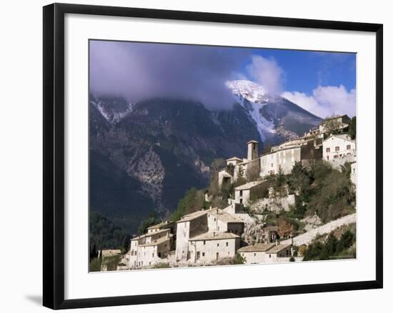 Brantes and Mont Ventoux, Vaucluse, Provence, France-John Miller-Framed Photographic Print