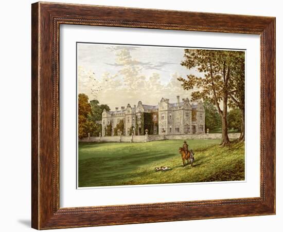 Brantingham Thorpe, Yorkshire, Home of the Sykes Family, C1880-Benjamin Fawcett-Framed Giclee Print