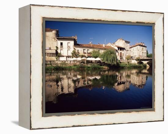 Brantome, River Dronne, Dordogne, Aquitaine, France-David Hughes-Framed Premier Image Canvas