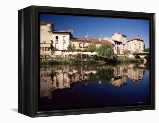 Brantome, River Dronne, Dordogne, Aquitaine, France-David Hughes-Framed Premier Image Canvas