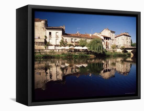 Brantome, River Dronne, Dordogne, Aquitaine, France-David Hughes-Framed Premier Image Canvas