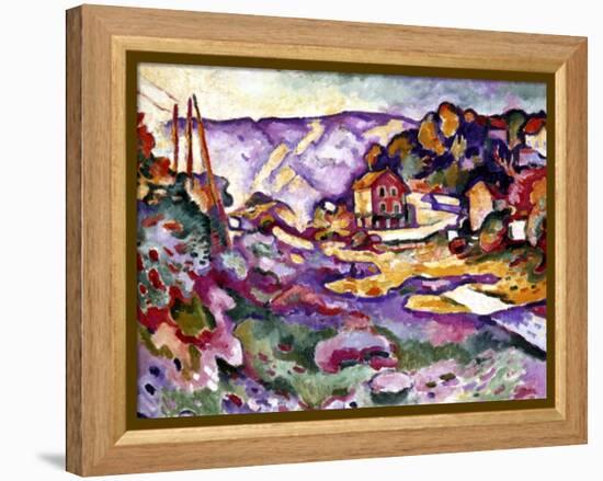 Braque: L'Estaque, 1906-Georges Braque-Framed Premier Image Canvas