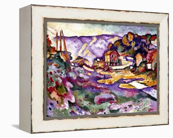 Braque: L'Estaque, 1906-Georges Braque-Framed Premier Image Canvas