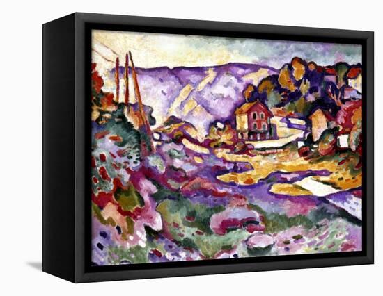 Braque: L'Estaque, 1906-Georges Braque-Framed Premier Image Canvas