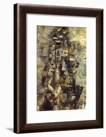 Braque: Man with a Guitar-Georges Braque-Framed Giclee Print