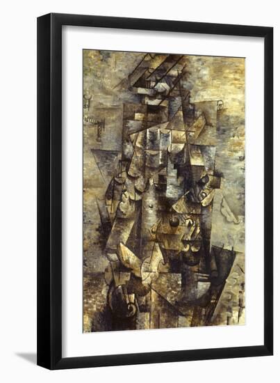 Braque: Man with a Guitar-Georges Braque-Framed Giclee Print