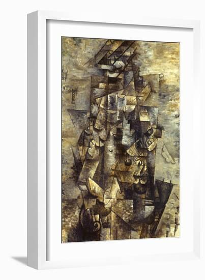 Braque: Man with a Guitar-Georges Braque-Framed Giclee Print