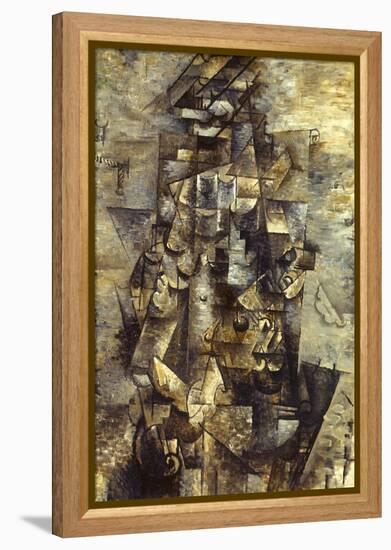 Braque: Man with a Guitar-Georges Braque-Framed Premier Image Canvas