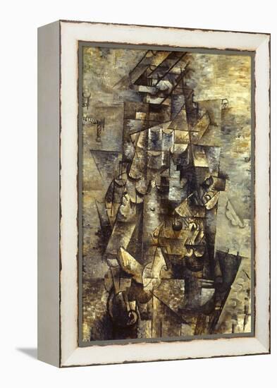 Braque: Man with a Guitar-Georges Braque-Framed Premier Image Canvas