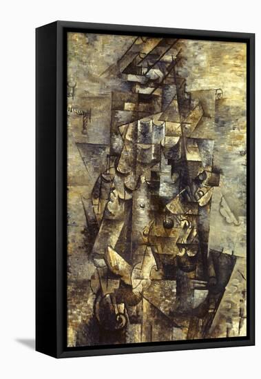 Braque: Man with a Guitar-Georges Braque-Framed Premier Image Canvas