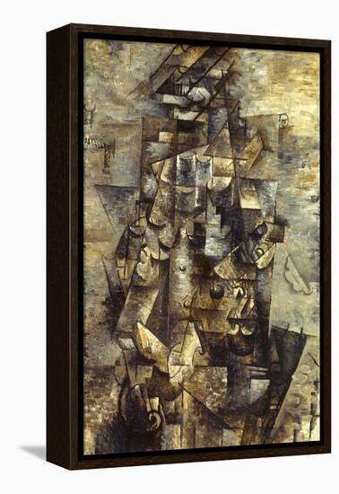 Braque: Man with a Guitar-Georges Braque-Framed Premier Image Canvas