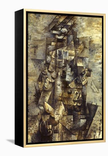 Braque: Man with a Guitar-Georges Braque-Framed Premier Image Canvas