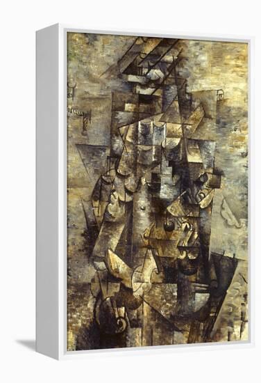 Braque: Man with a Guitar-Georges Braque-Framed Premier Image Canvas