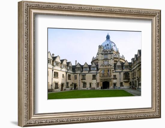 Brasenose College Front Quad, Oxfordshire-Alex Robinson-Framed Photographic Print