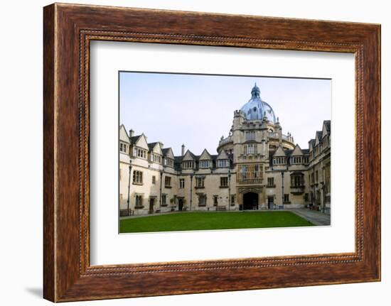 Brasenose College Front Quad, Oxfordshire-Alex Robinson-Framed Photographic Print