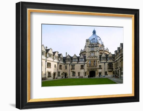 Brasenose College Front Quad, Oxfordshire-Alex Robinson-Framed Photographic Print