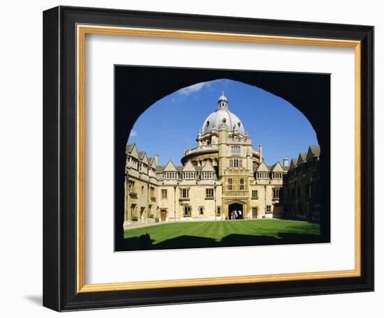 Brasenose College, Oxford University, Oxford, Oxfordshire, England, UK, Europe-Charles Bowman-Framed Photographic Print