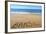 Brasil Written On Sandy Beach-viperagp-Framed Art Print