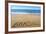 Brasil Written On Sandy Beach-viperagp-Framed Art Print