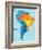 Brasil-charobna-Framed Art Print