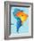 Brasil-charobna-Framed Art Print