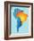 Brasil-charobna-Framed Art Print