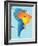 Brasil-charobna-Framed Art Print