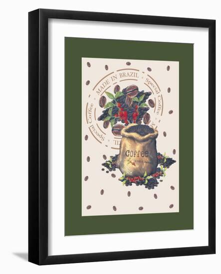 Brasilian Coffee-Maria Trad-Framed Giclee Print